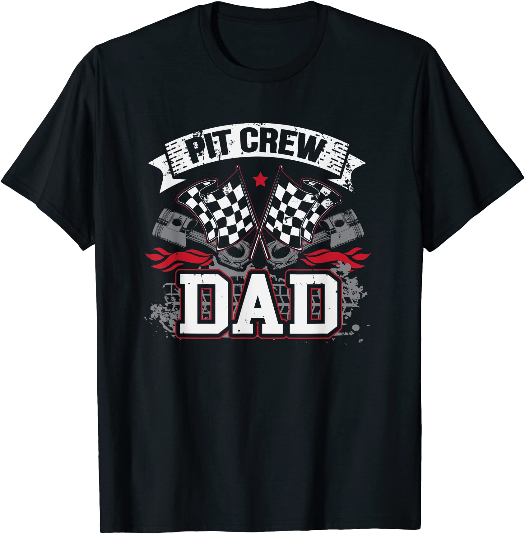 car drag racer pit crew dad drag racing t shirt men - Buy t-shirt designs