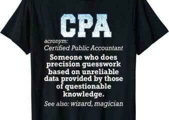 certified public accountant funny accounting cpa humor t shirt men