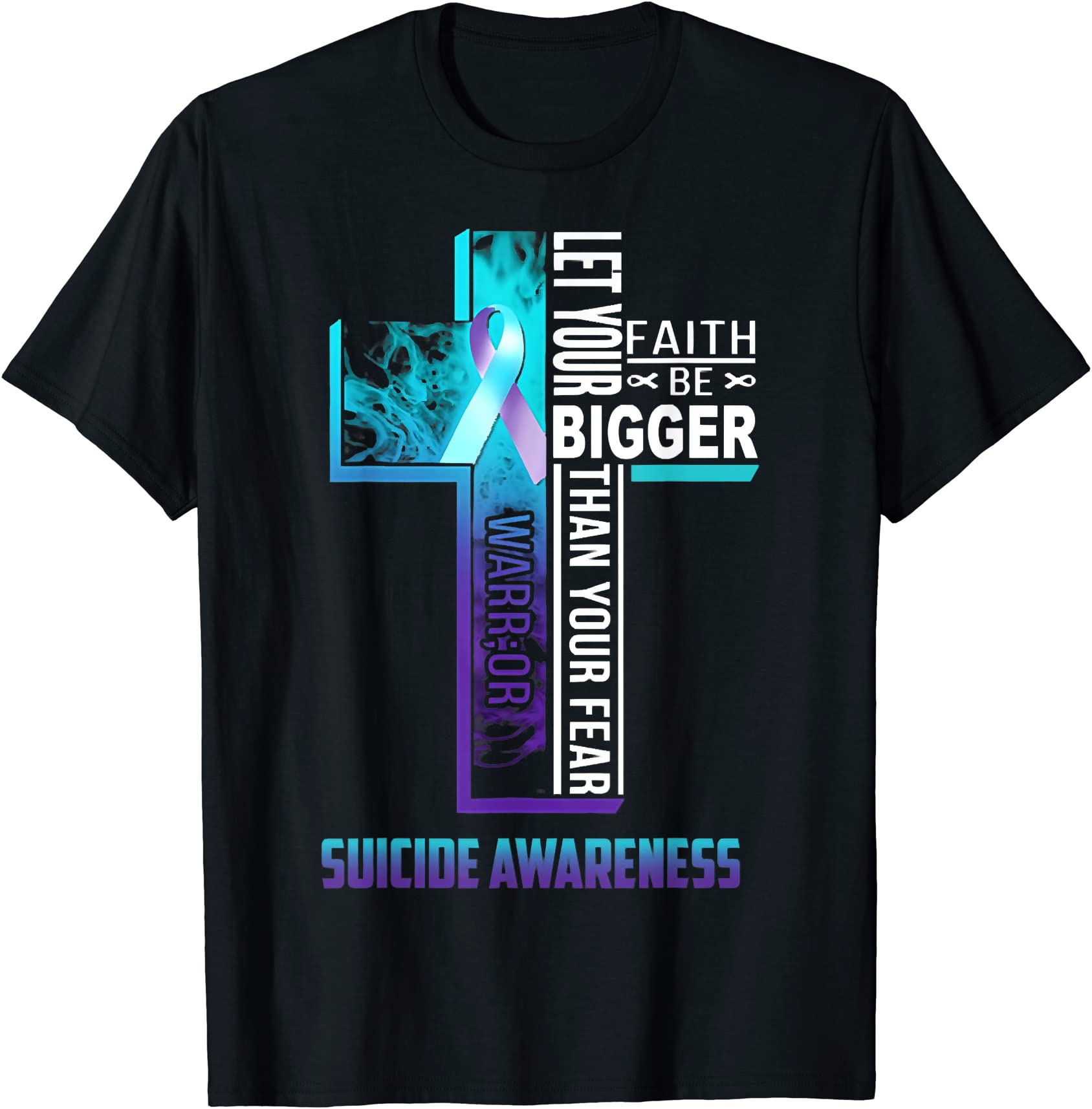 christian faith quote for mental health suicide prevention t shirt men ...
