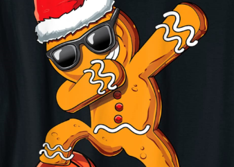 christmas dabbing gingerbread man dab cool basketball gift t shirt men