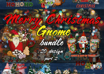Merry Christmas Gnome PNG, Merry Christmas Coffee, Xmas PNG, Digital Download