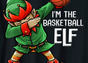 christmas i39m the basketball elf family matching boys kids t shirt men