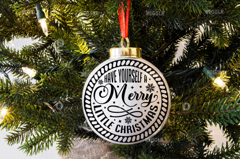 Christmas Ornaments SVG Bundle