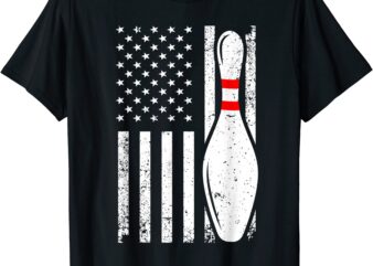 cool bowling design for men women bowler bowling pin sport t shirt men