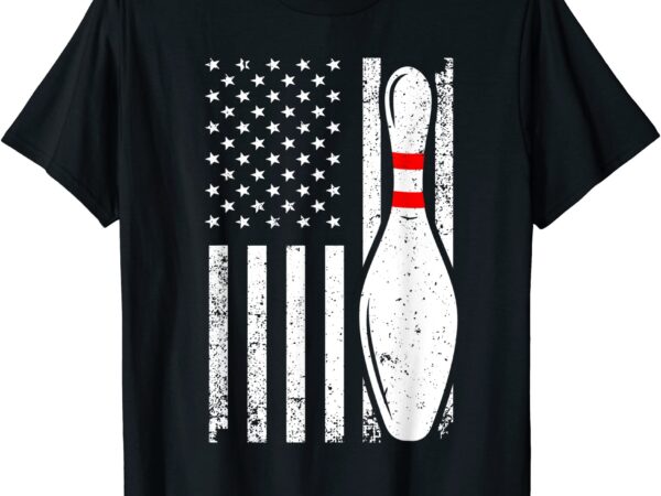 Cool bowling design for men women bowler bowling pin sport t shirt men