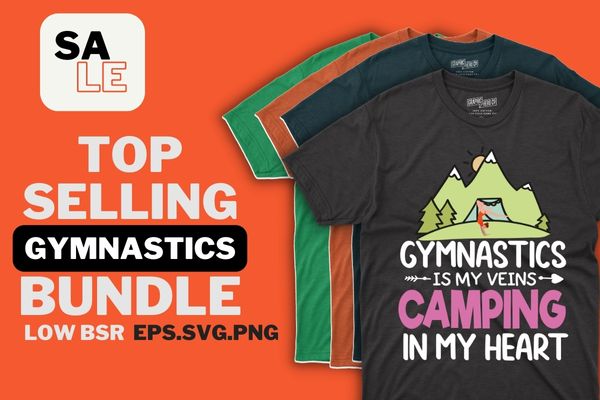 7 best selling gymnastic gymnast girl funny fitness t-shirt design bundles, fitness girl, gym, gymnastics, gymnast