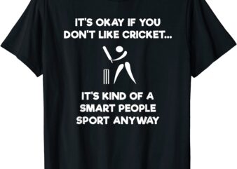 cricket game t shirt funny smart player men