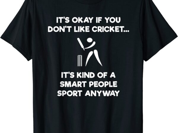 Cricket game t shirt funny smart player men