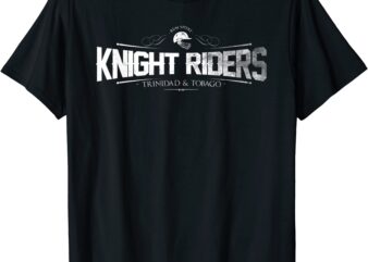 cricket knight riders trinidad distressed t shirt men