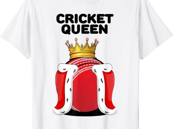 Cricket queen womens cricket tshirt girls cricket player t shirt men