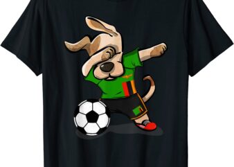dabbing dog zambia soccer fans jersey zambian football lover t shirt men