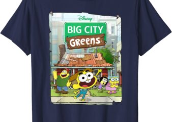 disney big city greens poster cricket and family t shirt men