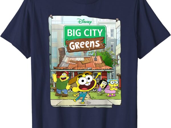Disney big city greens poster cricket and family t shirt men