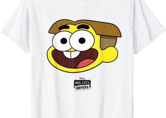 disney channel big city greens cricket and logo t shirt men