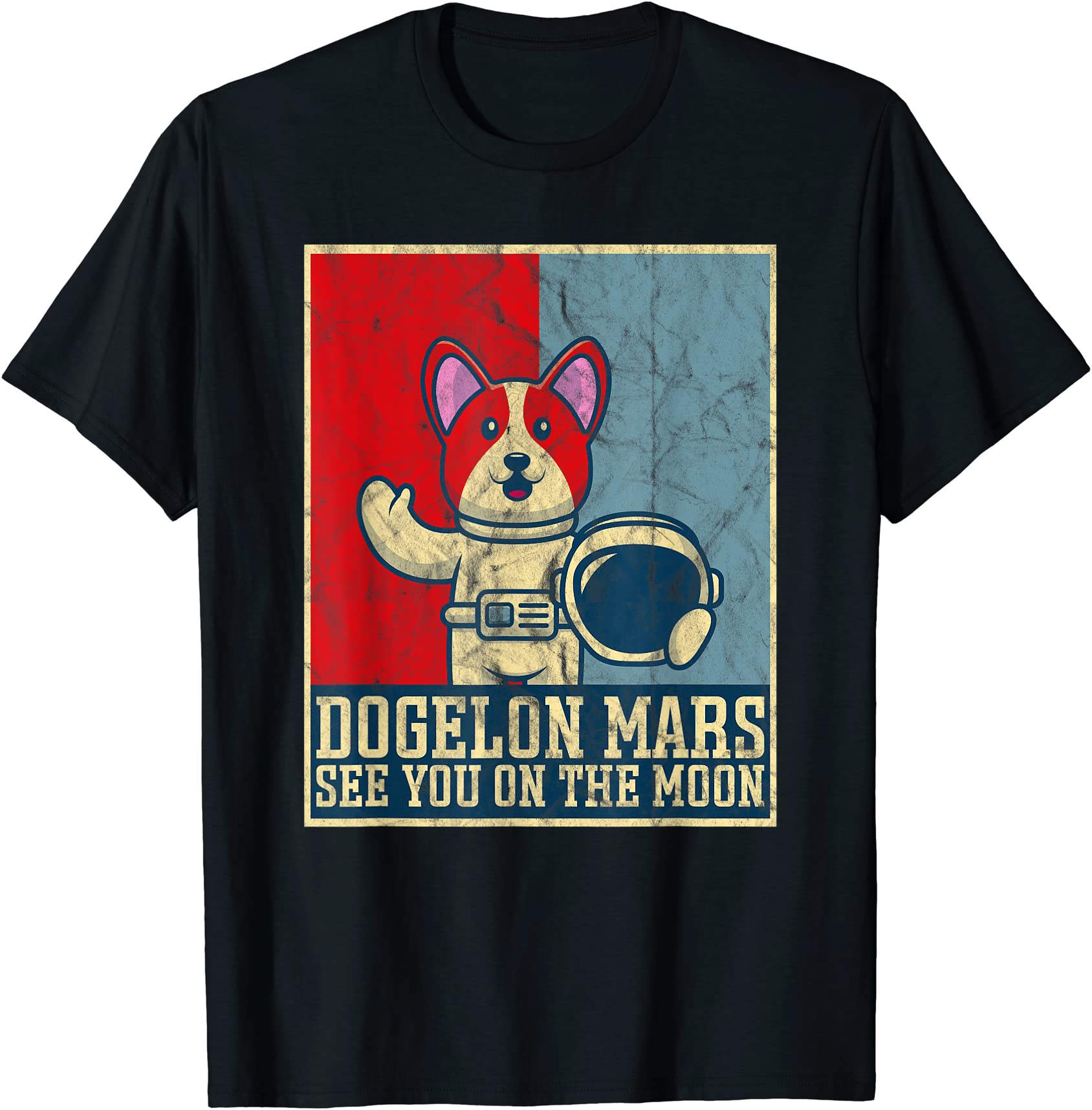 dogelon mars see you on the moon astronaut crypto t shirt men - Buy t ...