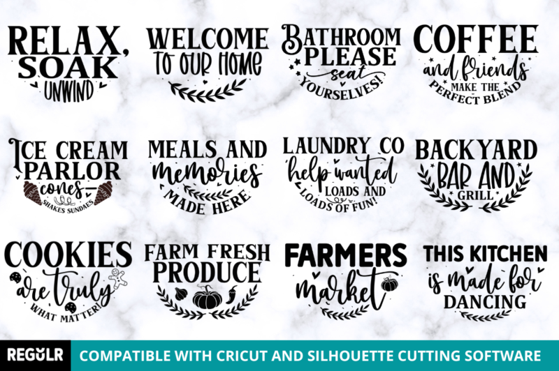 Farmhouse Round Svg Bundle