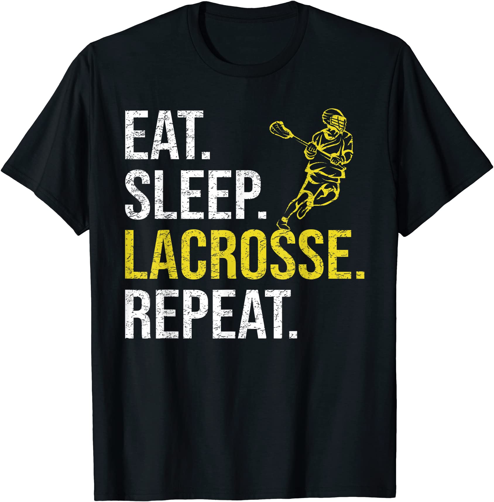 eat sleep lacrosse repeat sports team gifts men fathers day t shirt men ...
