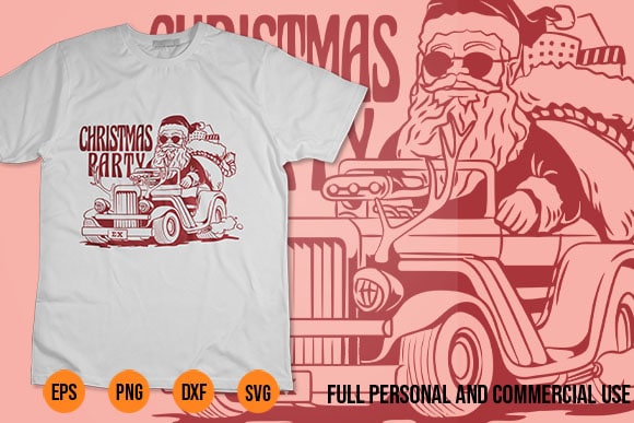 Funny christmas svg vector they see me rollin santa family christmas svg in december we wear red t-shirt design ,in december we wear red svg cut file , christmas svg