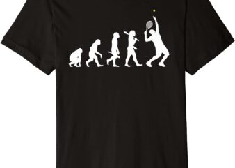 evolution of a tennis player premium t shirt men