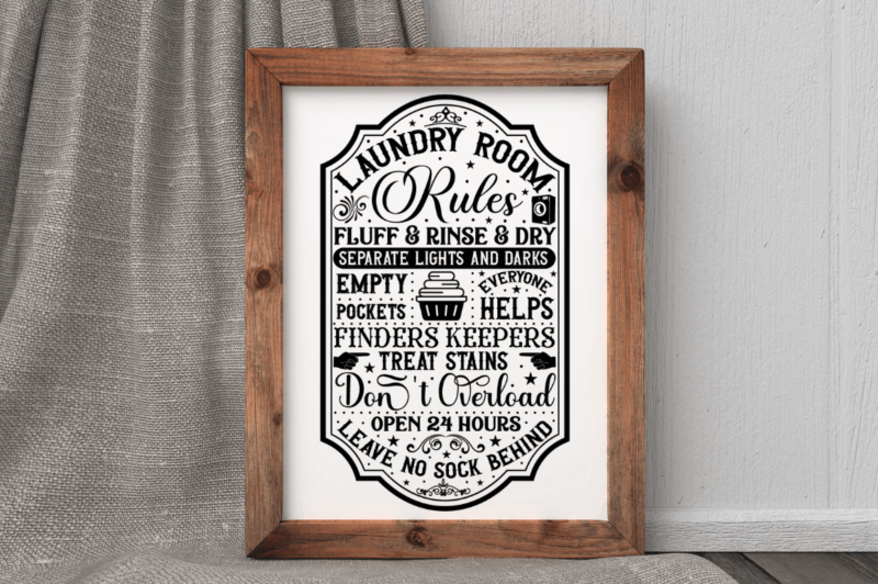 Funny Laundry Sign Svg Bundle