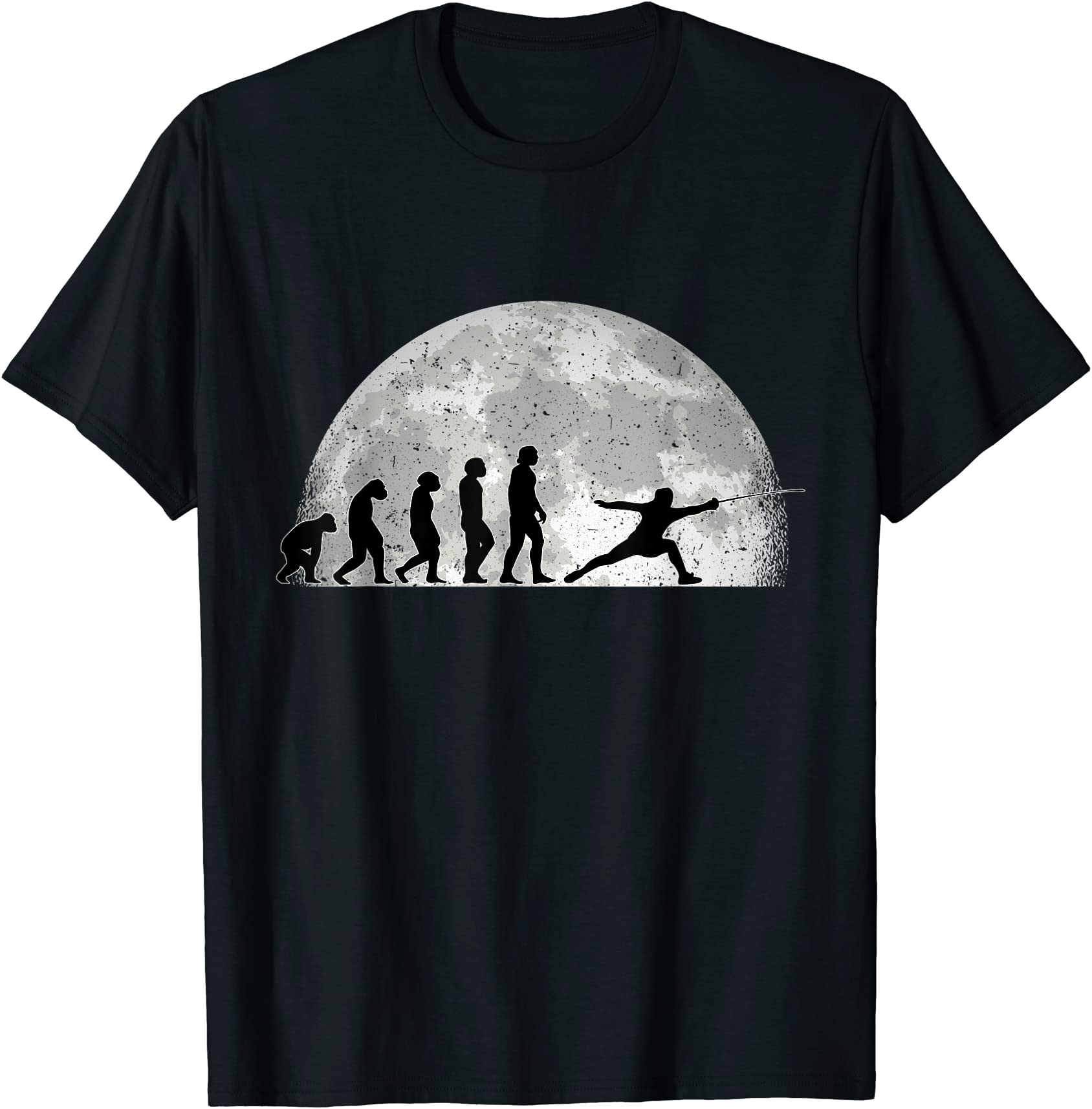 fencer evolution moon fencing sports fencing t shirt men - Buy t-shirt ...