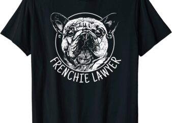 frenchie lawyer french bulldog funny dog men women t shirt men