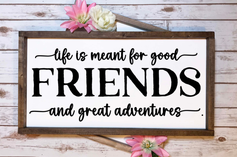 Farmhouse Friend Sign Svg Bundle