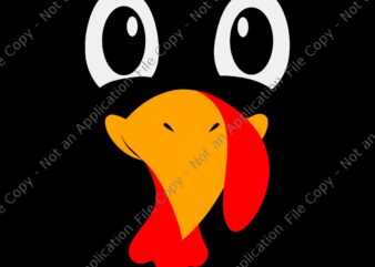 Turkey Face Svg, Funny Halloween Thanksgiving Svg, Thanksgiving Day Svg, Face Turkey Thanksgiving Svg t shirt designs for sale
