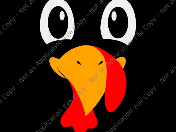 Turkey face svg, funny halloween thanksgiving svg, thanksgiving day svg, face turkey thanksgiving svg t shirt designs for sale