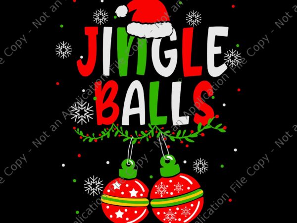 Jingle balls tinsel svg, tits couple christmas svg, jingle balls christmas svg, christmas svg, jingle balls tinsel tits svg vector clipart
