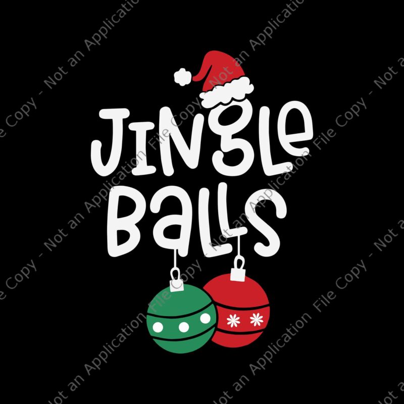 Jingle Balls Tinsel Svg, Tits Couple Christmas Svg, Jingle Balls Christmas Svg, Christmas Svg