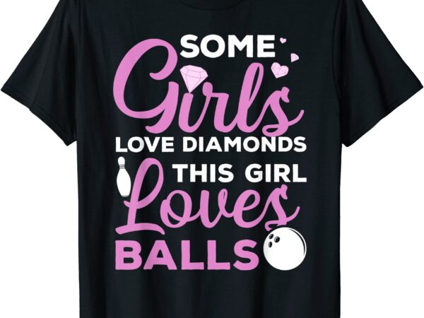 Funny bowling art for women girls track bowling spare bowler t shirt men