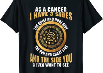 funny cancer character horoscope cancer gift zodiac sign t shirt men
