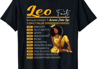 funny leo facts awesome zodiac sign horoscope birthday t shirt men