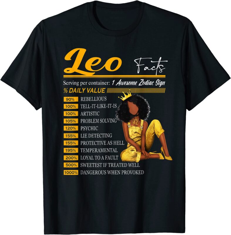 funny leo facts awesome zodiac sign horoscope birthday t shirt men