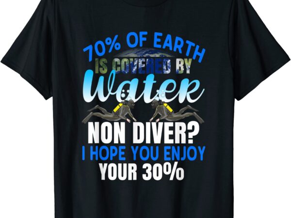 funny scuba diving graphic scuba diver gift t shirt men - Buy t-shirt ...