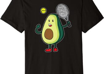 funny tennis avocado t shirt for tennis player avocado girls premium t shirt men