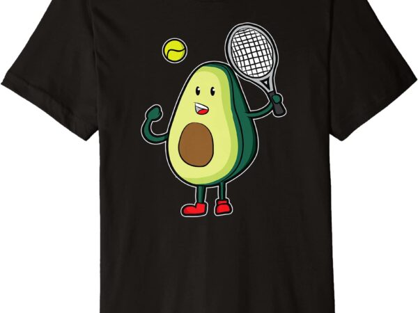 Funny tennis avocado t shirt for tennis player avocado girls premium t shirt men