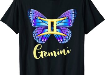 gemini butterfly zodiac sign of butterfly wings for women t shirt men