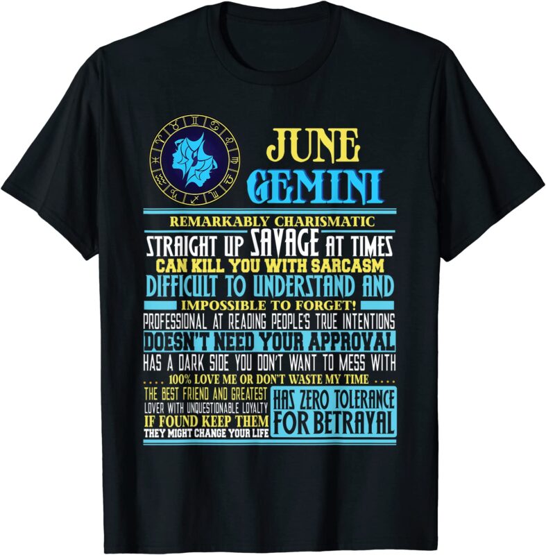 gemini facts shirt funny june gemini birthday gift shirt men