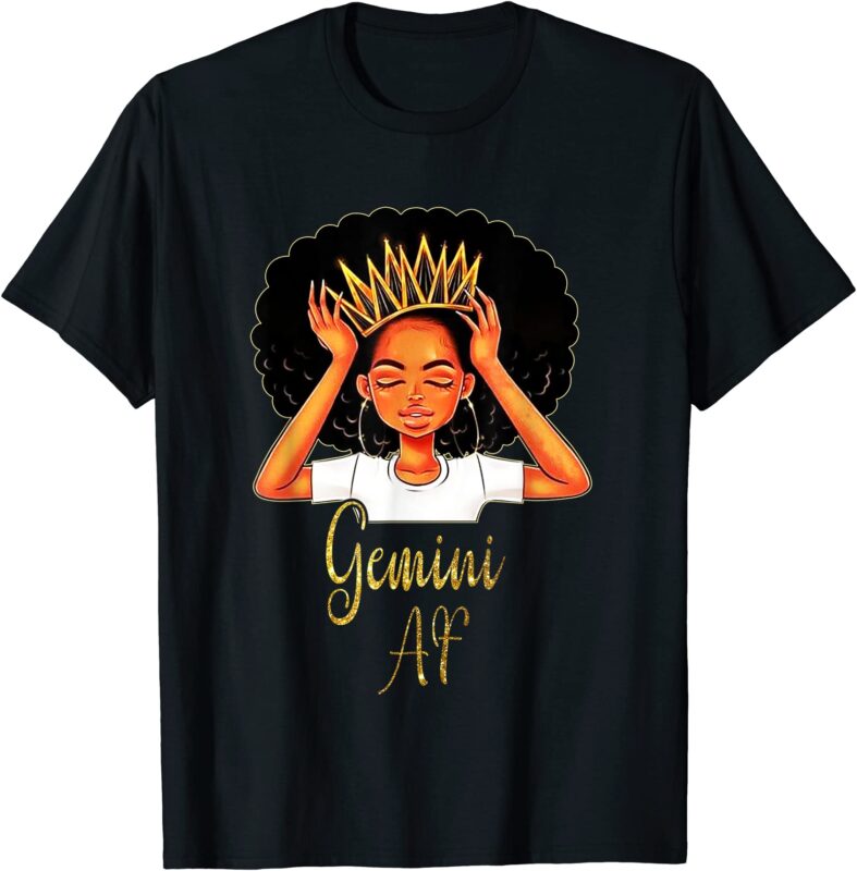 gemini queen af zodiac floral birthday t shirt gifts men