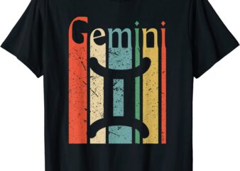 gemini t shirt funny vintage style gemini zodiac t shirt men