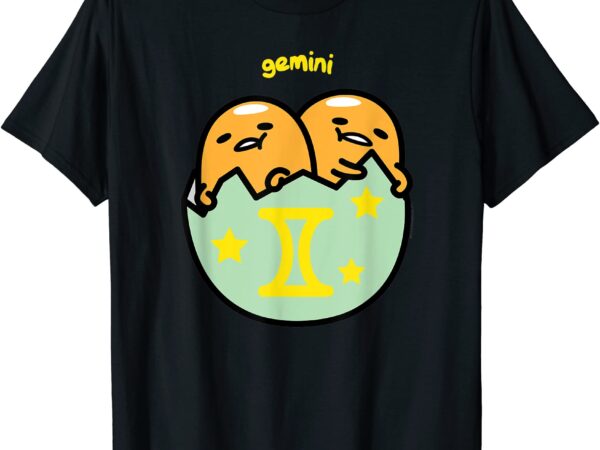 Gudetama zodiac gemini tee shirt men t shirt design template