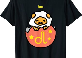 gudetama zodiac leo tee shirt men t shirt design template