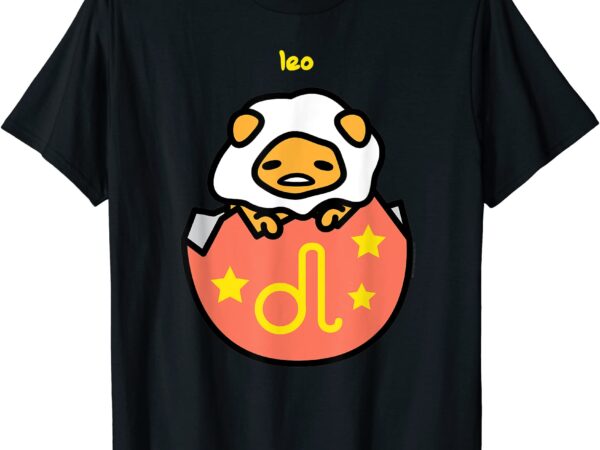 Gudetama zodiac leo tee shirt men t shirt design template