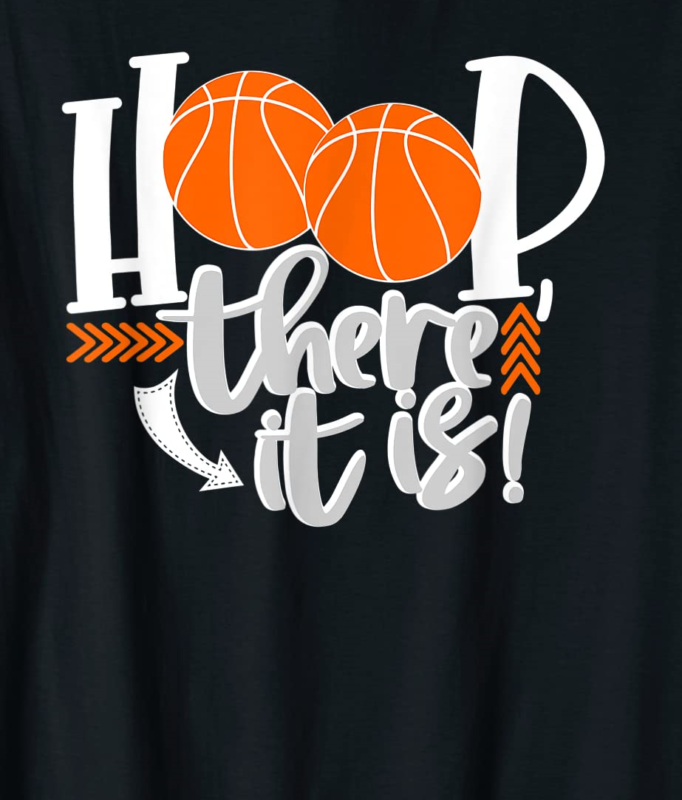 hoop there it is basketball t shirt men