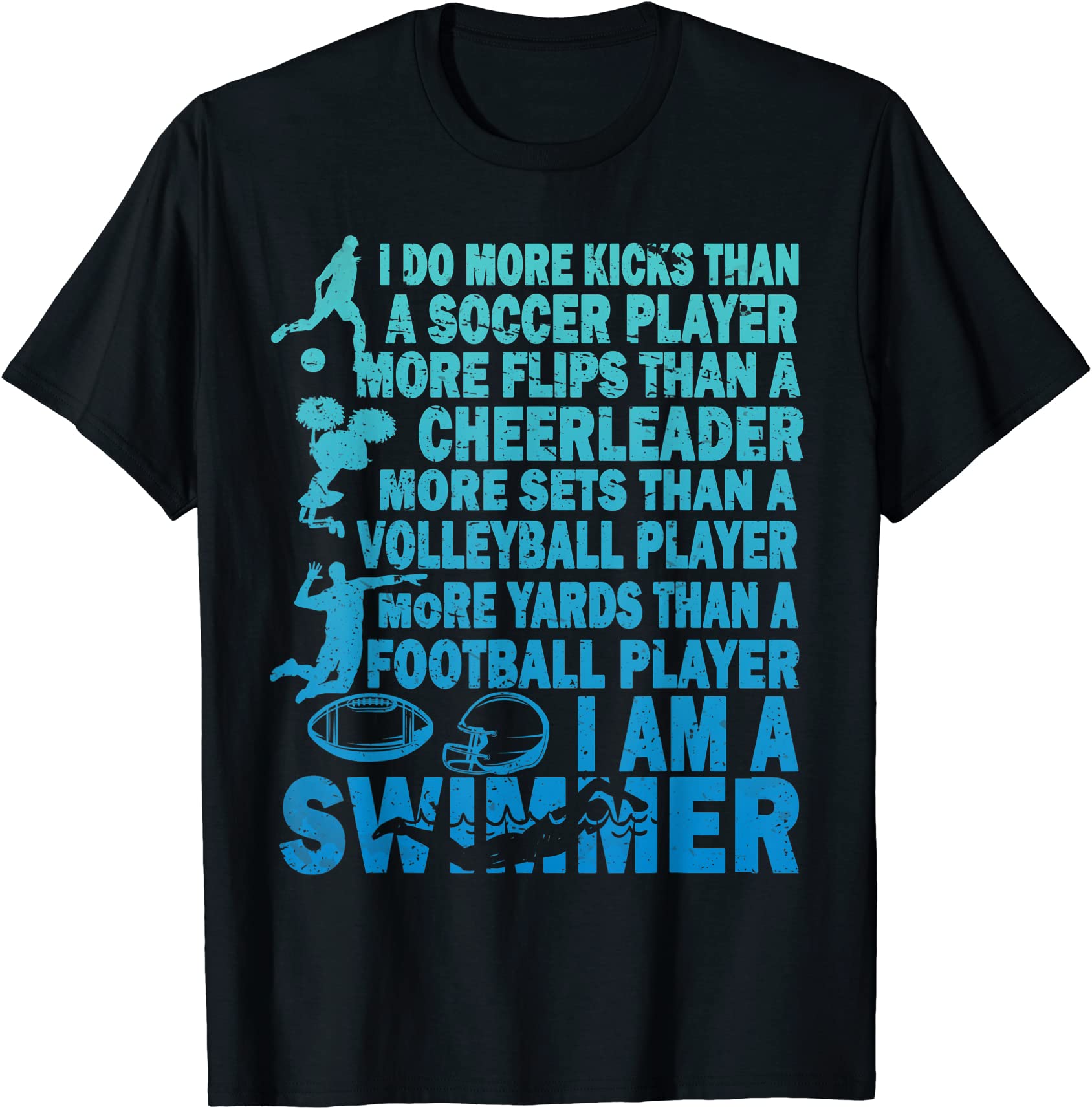 i am a swimmer tee funny swim swimming lover cool practice t shirt men