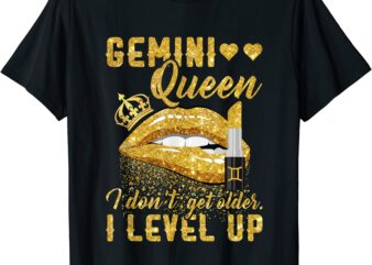 i don39t get older i level up gemini t shirt men