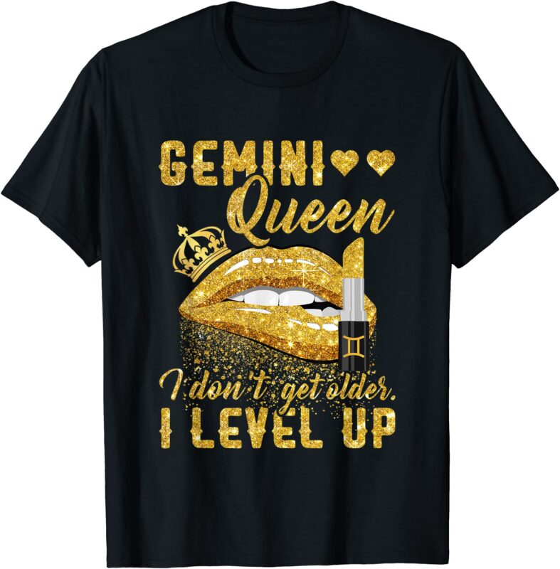 i don39t get older i level up gemini t shirt men