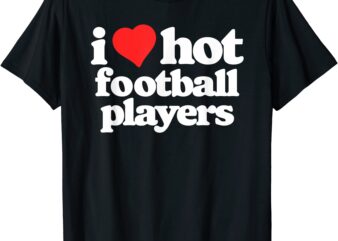 i love hot football players funny 80s vintage heart t shirt men